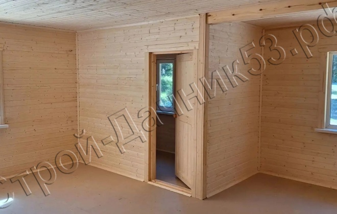 5 Каркасный дом Д-21, 10x6 м, 60 М², Ленинградская область, Приозерский район, посёлок Приладожское (15)